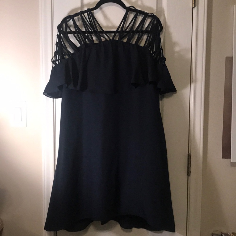 Gianni Bini Navy Cage Dress L
